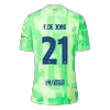 Calidad Premium Camiseta F.DE JONG #21 Barcelona 2024/25 Tercera Equipación Hombre Spotify Logo Sin Texto- Versión Hincha - camisetasfutbol