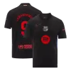 Calidad Premium Camiseta LEWANDOWSKI #9 Barcelona 2024/25 Segunda Equipación Visitante Hombre Spotify Logo Sin Texto- Versión Hincha - camisetasfutbol