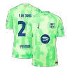 Calidad Premium Camiseta F.DE JONG #21 Barcelona 2024/25 Tercera Equipación Hombre Spotify Logo Sin Texto- Versión Hincha - camisetasfutbol