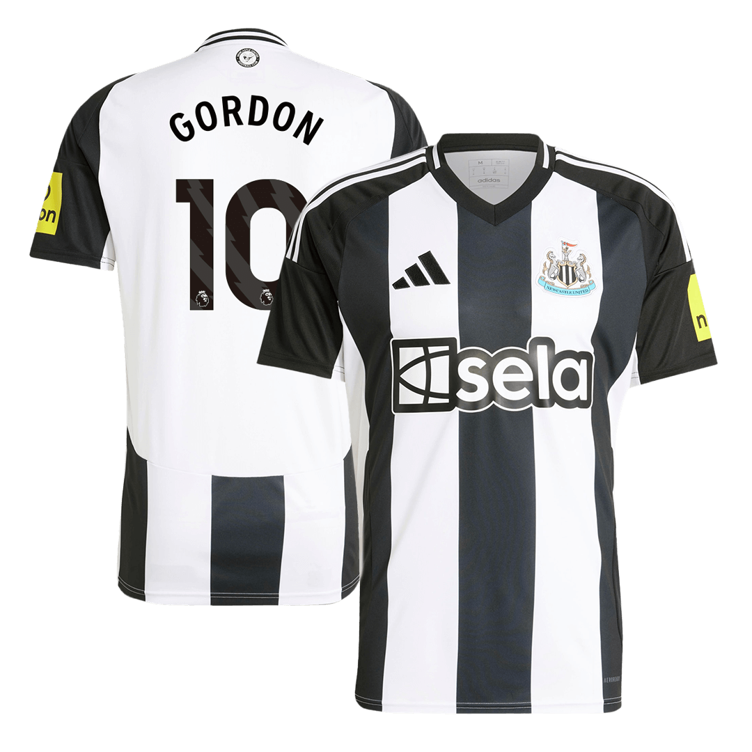 Calidad Premium Camiseta GORDON #10 Newcastle United Primera Equipación Local Hombre - Versión Hincha - camisetasfutbol