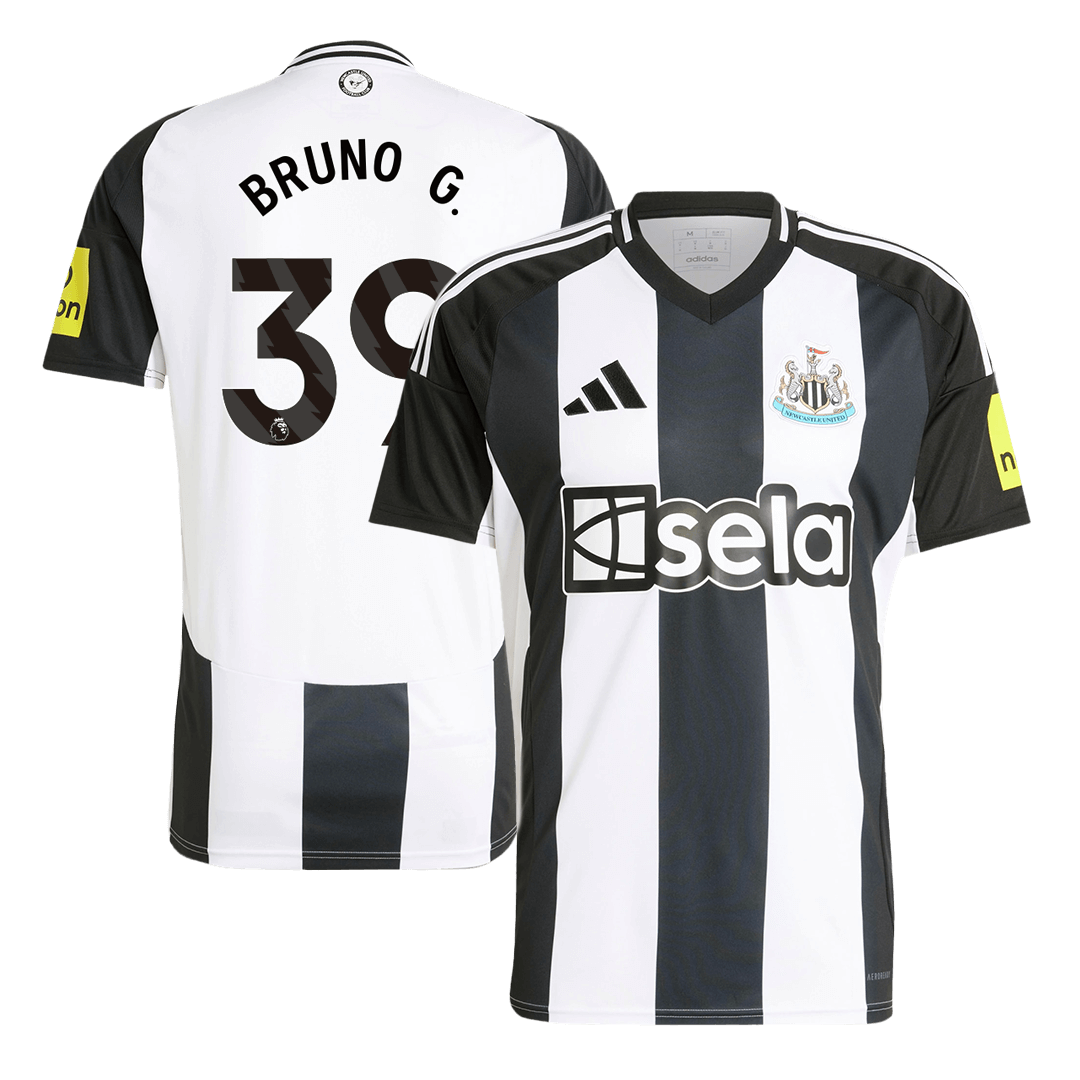 Calidad Premium Camiseta BRUNO G. #39 Newcastle United Primera Equipación Local Hombre - Versión Hincha - camisetasfutbol