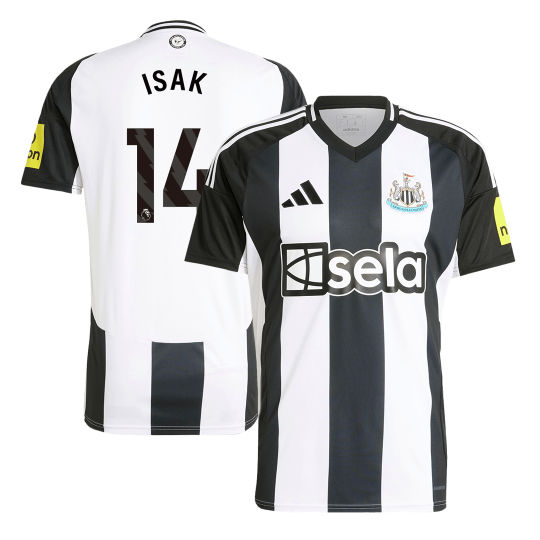 Calidad Premium Camiseta ISAK #14 Newcastle United Primera Equipación Local Hombre - Versión Hincha - camisetasfutbol