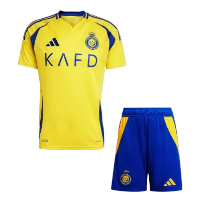 Calidad Premium Conjunto Al Nassr 2024/25 Primera Equipación Local Hombre (Camiseta + Pantalón Corto) - camisetasfutbol