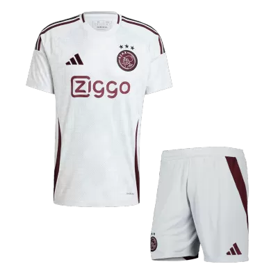 Conjunto Ajax 
2024/25 Tercera Equipación Hombre (Camiseta + Pantalón Corto) - camisetasfutbol