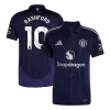 Camiseta RASHFORD #10 Manchester United 2024/25 Segunda Equipación Visitante Hombre - Versión Hincha - camisetasfutbol