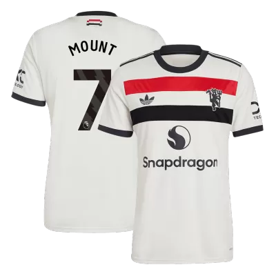 Calidad Premium Camiseta MOUNT #7 Manchester United 2024/25 Tercera Equipación Hombre - Versión Hincha - camisetasfutbol