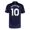 Camiseta RASHFORD #10 Manchester United 2024/25 Segunda Equipación Visitante Hombre - Versión Hincha - camisetasfutbol