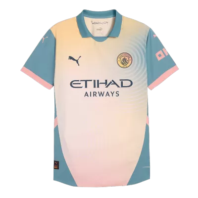 UCL Camiseta Auténtica Manchester City 2024/25 'Definitivamente City' Hombre - Versión Jugador - camisetasfutbol