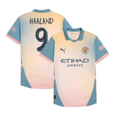 UCL Camiseta HAALAND #9 Manchester City 2024/25 Cuarta Equipación Hombre - Versión Hincha - camisetasfutbol