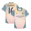 UCL Camiseta RODRIGO #16 Manchester City 2024/25 Cuarta Equipación Hombre - Versión Hincha - camisetasfutbol