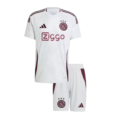 Miniconjunto Ajax 2024/25 Tercera Equipación Niño (Camiseta + Pantalón Corto) - camisetasfutbol