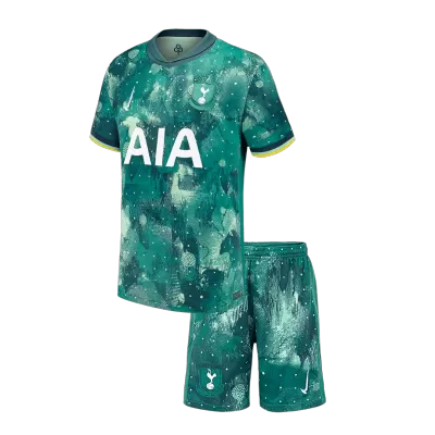 Miniconjunto Tottenham Hotspur 2024/25 Tercera Equipación Niño (Camiseta + Pantalón Corto) - camisetasfutbol