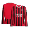 Camiseta Manga Larga AC Milan 2024/25 Primera Equipación Local Hombre - Versión Hincha - camisetasfutbol