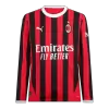 Camiseta Manga Larga AC Milan 2024/25 Primera Equipación Local Hombre - Versión Hincha - camisetasfutbol