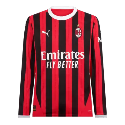 Camiseta Manga Larga AC Milan 2024/25 Primera Equipación Local Hombre - Versión Hincha - camisetasfutbol