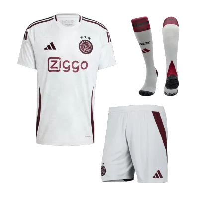 Conjunto Completo Ajax 2024/25 Tercera Equipación Hombre (Camiseta + Pantalón Corto + Calcetines) - camisetasfutbol