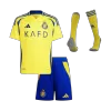 Miniconjunto Completo Al Nassr 2024/25 Primera Equipación Local Niño (Camiseta + Pantalón Corto + Calcetines) - camisetasfutbol