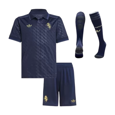 Miniconjunto Completo Juventus 2024/25 Tercera Equipación Niño (Camiseta + Pantalón Corto + Calcetines) - camisetasfutbol