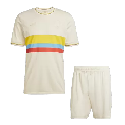 Conjunto Colombia Aniversario de 100 Años 2024 Hombre (Camiseta + Pantalón Corto) - camisetasfutbol