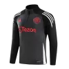 Conjunto Entrenamiento Manchester United 2024/25 Niño (Chándal de Media Cremallera + Pantalón) - camisetasfutbol