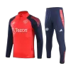 Conjunto Entrenamiento Manchester United 2024/25 Hombre (Chándal de Media Cremallera + Pantalón) - camisetasfutbol