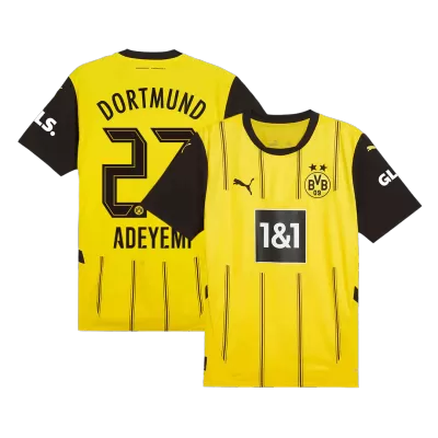 Calidad Premium Camiseta ADEYEMI #27 Borussia Dortmund 2024/25 Primera Equipación Local Hombre - Versión Hincha - camisetasfutbol