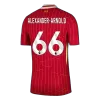 Calidad Premium Camiseta Auténtica ALEXANDER-ARNOLD #66 Liverpool 2024/25 Primera Equipación Local Hombre - Versión Jugador - camisetasfutbol