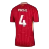 Calidad Premium Camiseta Auténtica VIRGIL #4 Liverpool 2024/25 Primera Equipación Local Hombre - Versión Jugador - camisetasfutbol