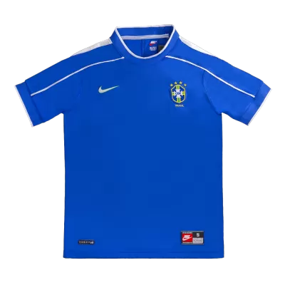 Camiseta Retro 1998 Brazil Segunda Equipación Visitante Hombre - Versión Hincha - camisetasfutbol