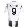 Camiseta VLAHOVIĆ #9 Juventus 2024/25 Primera Equipación Local Hombre - Versión Hincha - camisetasfutbol