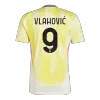 Camiseta VLAHOVIĆ #9 Juventus 2024/25 Segunda Equipación Visitante Hombre - Versión Hincha - camisetasfutbol