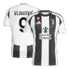 Camiseta VLAHOVIĆ #9 Juventus 2024/25 Primera Equipación Local Hombre - Versión Hincha - camisetasfutbol