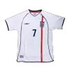 Camiseta BECKHAM #7 Inglaterra 2002 Primera Equipación Local Hombre - Versión Hincha - camisetasfutbol