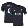 Camiseta Auténtica VIRGIL #4 Liverpool 2024/25 Segunda Equipación Visitante Hombre - Versión Jugador - camisetasfutbol