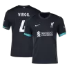 Calidad Premium Camiseta VIRGIL #4 Liverpool 2024/25 Segunda Equipación Visitante Hombre - Versión Hincha - camisetasfutbol