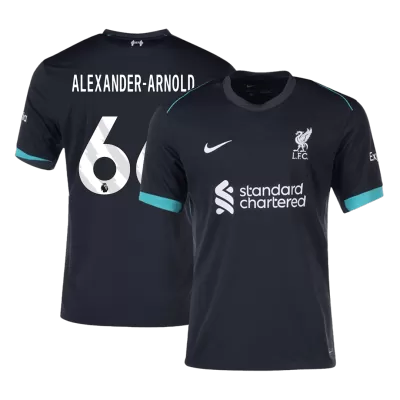 Calidad Premium Camiseta ALEXANDER-ARNOLD #66 Liverpool 2024/25 Segunda Equipación Visitante Hombre - Versión Hincha - camisetasfutbol