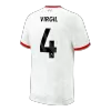 Camiseta Auténtica VIRGIL #4 Liverpool 2024/25 Tercera Equipación Hombre - Versión Jugador - camisetasfutbol