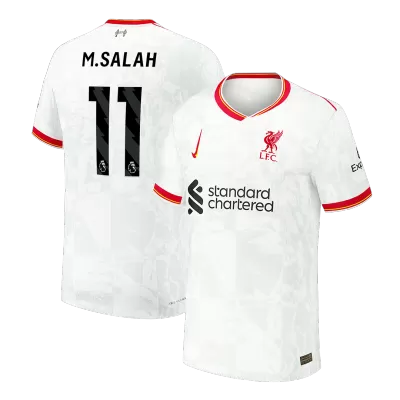 Camiseta Auténtica M.SALAH #11 Liverpool 2024/25 Tercera Equipación Hombre - Versión Jugador - camisetasfutbol