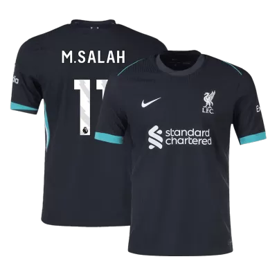 Camiseta Auténtica M.SALAH #11 Liverpool 2024/25 Segunda Equipación Visitante Hombre - Versión Jugador - camisetasfutbol