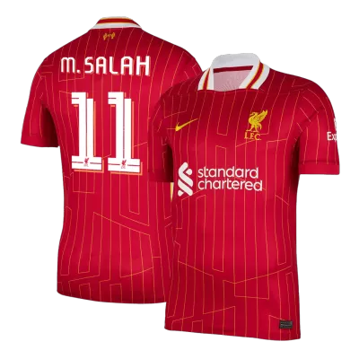 Calidad Premium UCL Camiseta M.SALAH #11 Liverpool 2024/25 Primera Equipación Local Hombre - Versión Hincha - camisetasfutbol