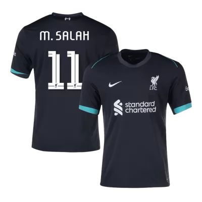 UCL Camiseta M.SALAH #11 Liverpool 2024/25 Segunda Equipación Visitante Hombre - Versión Hincha - camisetasfutbol