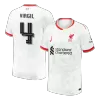 UCL Camiseta VIRGIL #4 Liverpool 2024/25 Tercera Equipación Hombre - Versión Hincha - camisetasfutbol