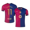 Camiseta Auténtica RAPHINHA #11 Barcelona 2024/25 Primera Equipación Local Hombre - Versión Jugador - camisetasfutbol