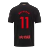 Camiseta RAPHINHA #11 Barcelona 2024/25 Segunda Equipación Visitante Hombre - Versión Hincha - camisetasfutbol