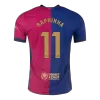 Camiseta Auténtica RAPHINHA #11 Barcelona 2024/25 Primera Equipación Local Hombre - Versión Jugador - camisetasfutbol