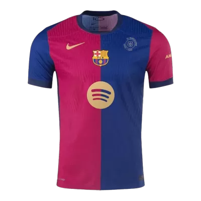 120 aniversario Camiseta Auténtica Barcelona 2024/25 Primera Equipación Local Hombre Spotify Logo Sin Texto - Versión Jugador - camisetasfutbol