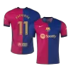 Camiseta Auténtica RAPHINHA #11 Barcelona 2024/25 Primera Equipación Local Hombre - Versión Jugador - camisetasfutbol