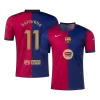 Calidad Premium Camiseta RAPHINHA #11 Barcelona 2024/25 Primera Equipación Local Hombre Spotify Logo Sin Texto- Versión Hincha - camisetasfutbol