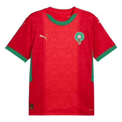 Camiseta Marruecos 2024/25 Primera Equipación Local Hombre - Versión Hincha - camisetasfutbol