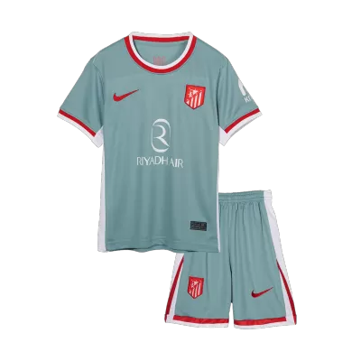 Miniconjunto Atlético de Madrid 2024/25 Segunda Equipación Visitante Niño (Camiseta + Pantalón Corto) - camisetasfutbol